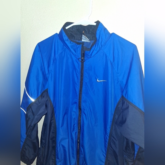 VTG 90’s Nike Full Zip Windbreaker Vented WindbreakerJacket Size L - Picture 2 of 9